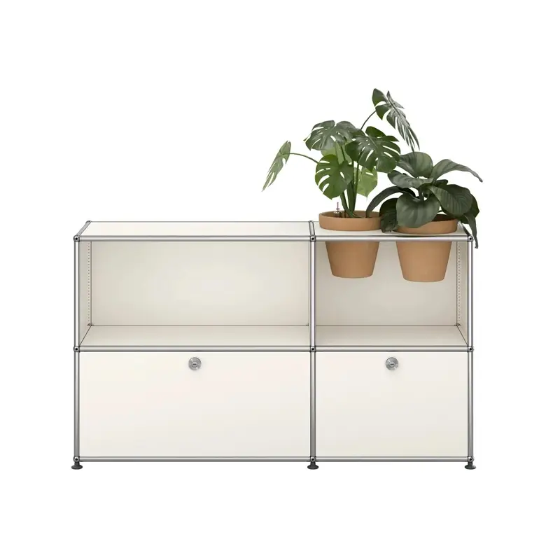 Vente Flash Meuble de rangement USM HALLER M57 Blanc purUSM HALLER