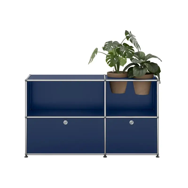 Achat Immédiat Storage Unit USM HALLER M57 Steel blueUSM HALLER