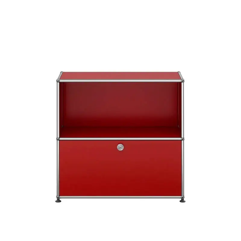 Prix Réduit Meuble de rangement USM HALLER M62 Rouge rubis USMUSM HALLER