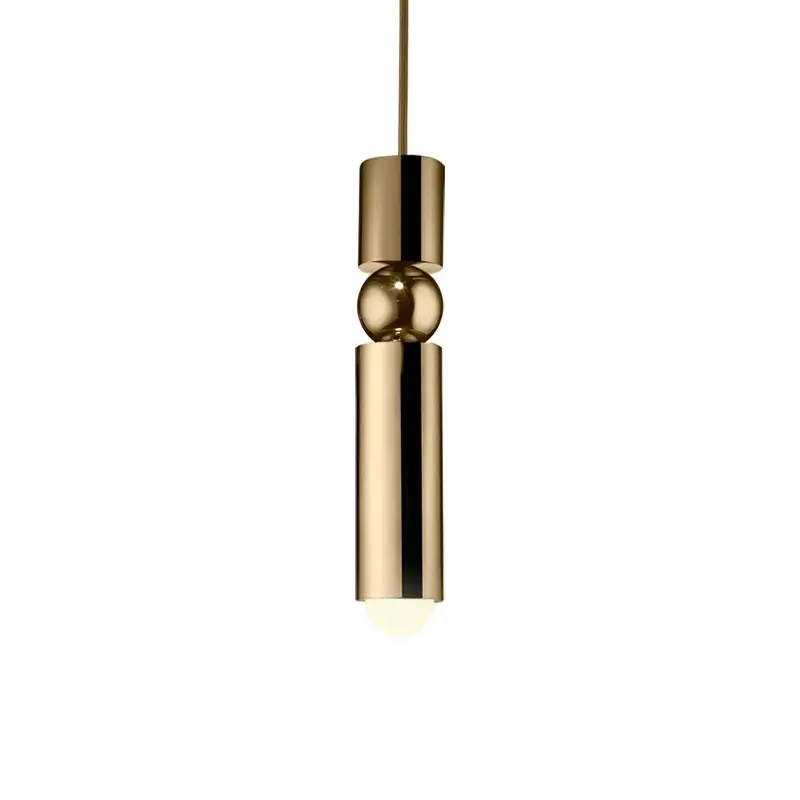 Pendant Light FULCRUM Polished brassLEE BROOM Offre Du Jour