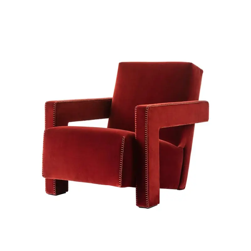 Easy chair 637 UTRECHT fabric Ortigia CayenneCASSINA Nouveauté