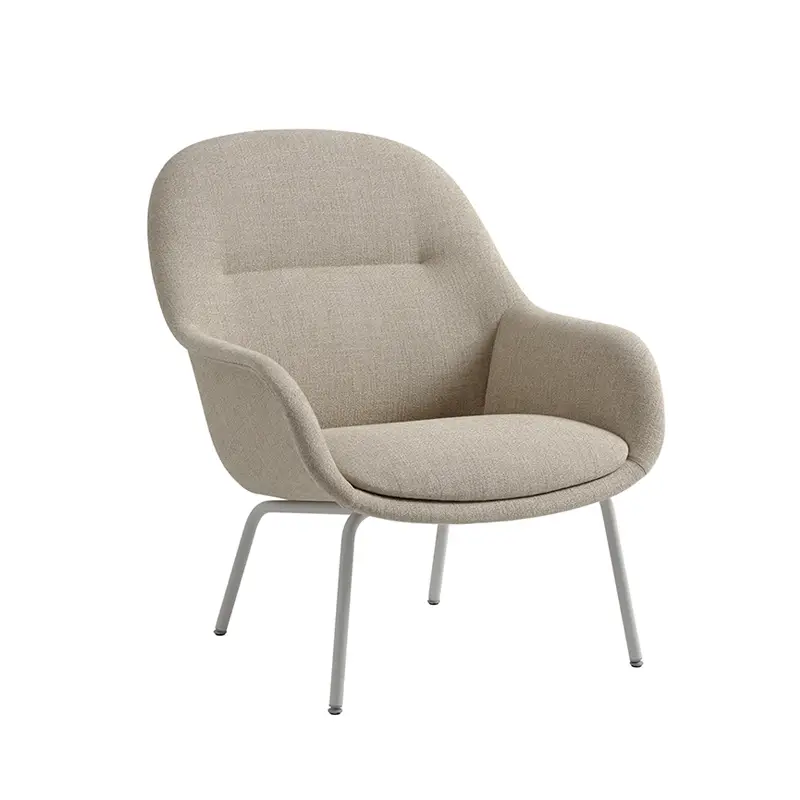 Promotion Fauteuil FIBER LOUNGE pieds acier Ecriture 240/ grisMUUTO