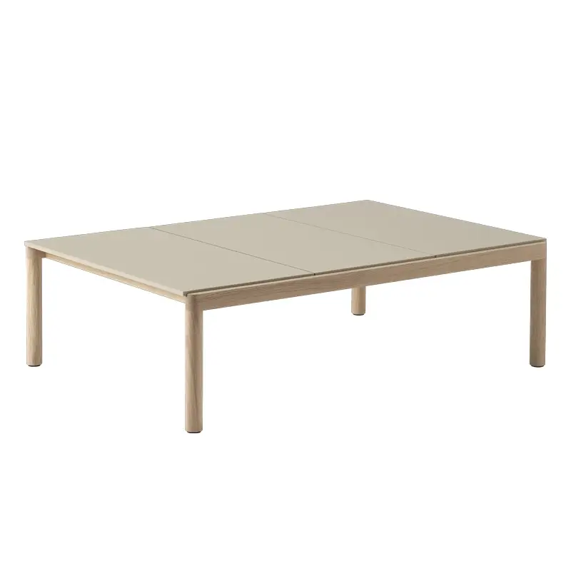 Table basse COUPLE 120x84 Sable / ChêneMUUTO Commande En Gros