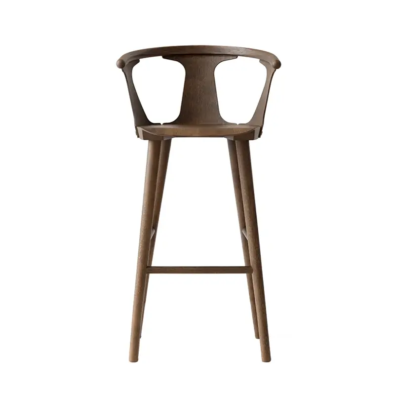 Tabouret haut IN BETWEEN SK9 Chêne fuméAND TRADITION Bon Marché