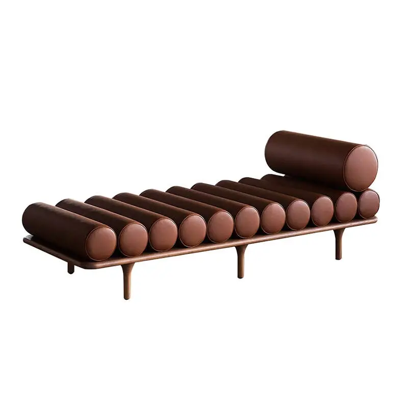 Sofa FIVE TO NINE DAYBED with Aniline 02 leather headrestTACCHINI Usine Directe