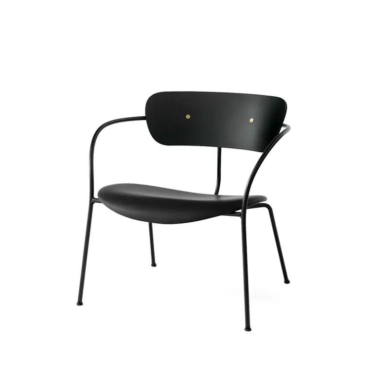 Vente Flash Fauteuil PAVILION AV6 Cuir Noir, détails LaitonAND TRADITION