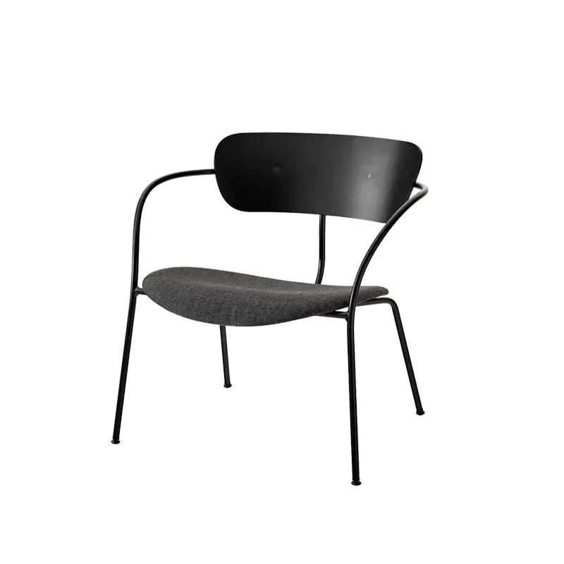 Easy chair PAVILION AV6 Canvas 174, Black detailsAND TRADITION Bon Plan