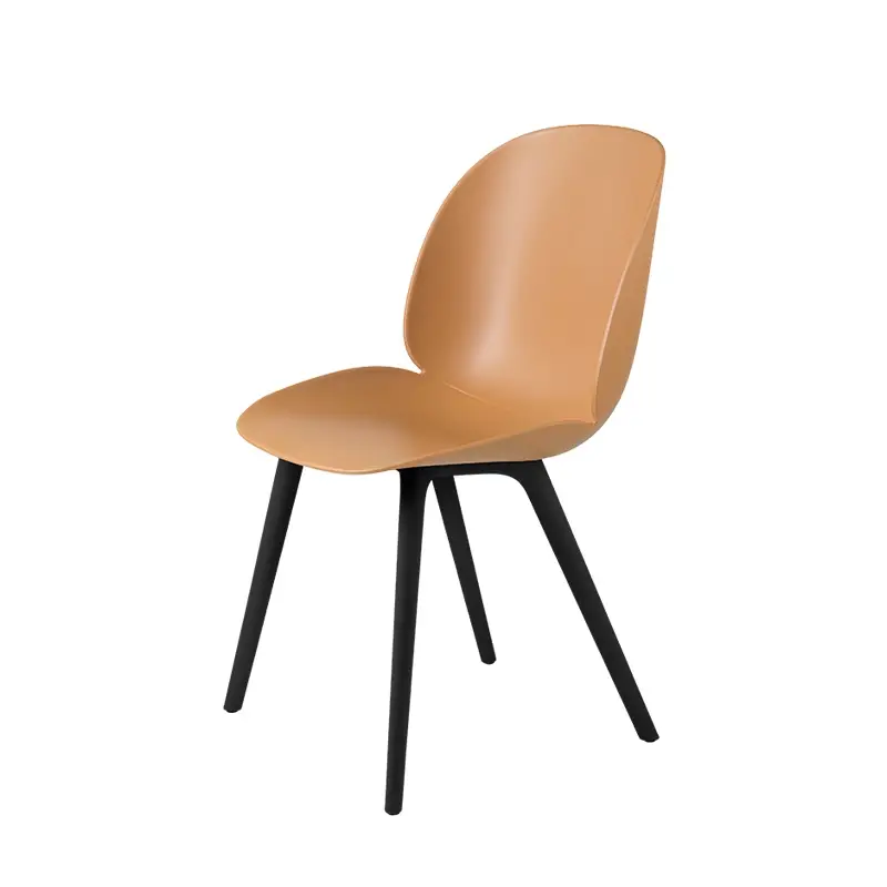 Dining Chair BEETLE PLASTIC Brown amberGUBI Top Vente