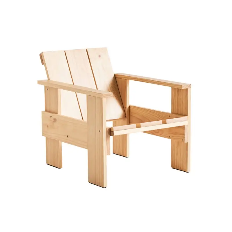 Expédition Rapide Outdoor Lounge Chair CRATE Pine armchairHAY