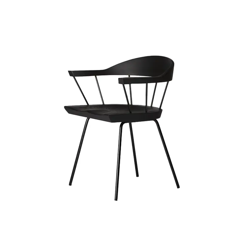 Dining Chair SPINDLE Ash ebony/ blackBASSAMFELLOWS Paiement Sécurisé