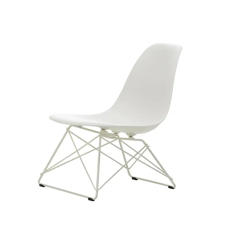 Offre Exclusive Easy chair EAMES PLASTIC CHAIR LSR White RE/ white epoxy finishVITRA