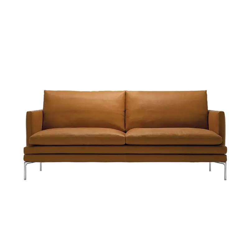 Commande En Gros Sofa WILLIAM 2 seater L 180 Brown 0414ZANOTTA
