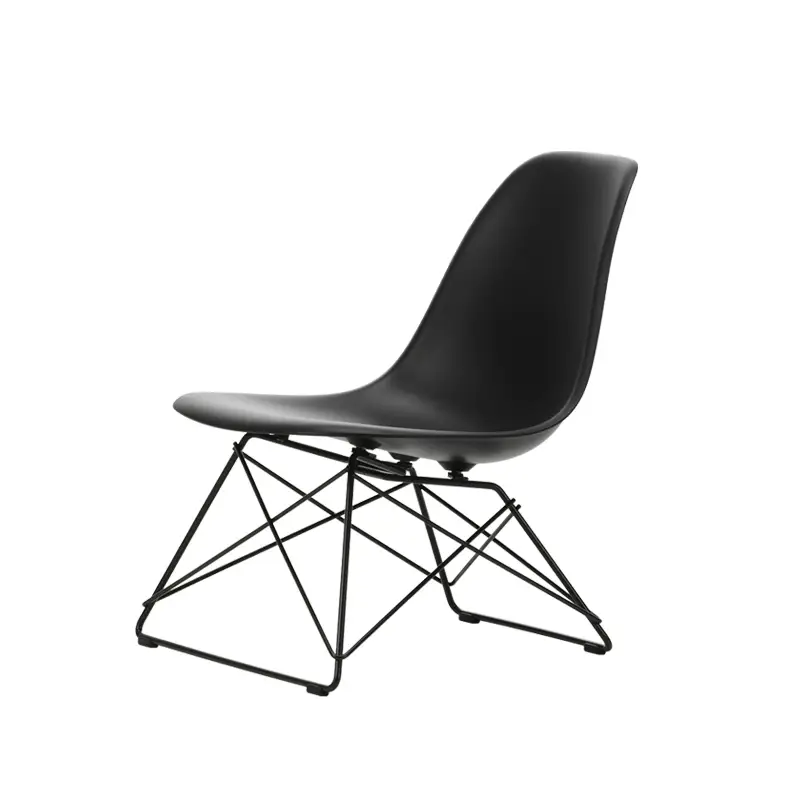 Easy chair EAMES PLASTIC CHAIR LSR Black RE/ black epoxy finishVITRA Offre Limitée