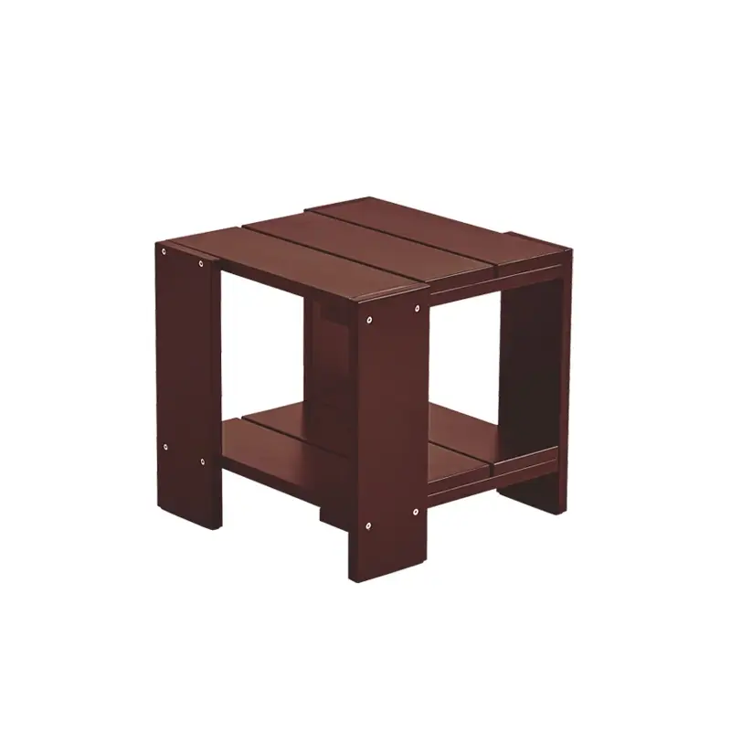 Nouvelle Collection Outdoor Coffee Table CRATE side table Iron redHAY