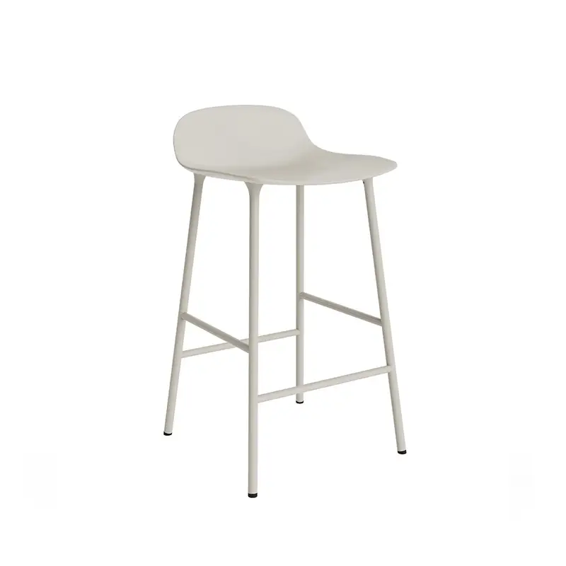 Bar Stool FORM BARSTOOL Steel legs Light greyNORMANN COPENHAGEN Haute Qualité