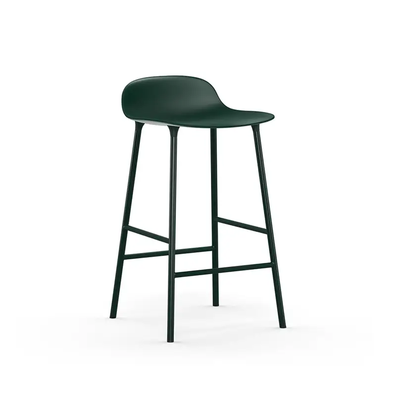 Expédié Aujourd'hui Tabouret haut FORM BARSTOOL pieds acier VertNORMANN COPENHAGEN