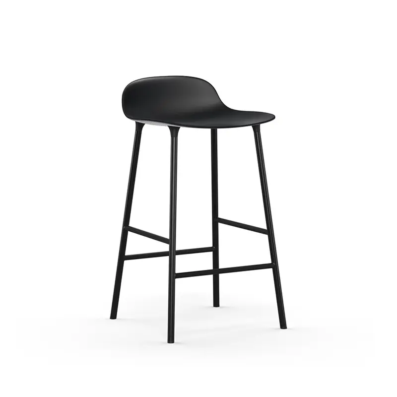 Achat Immédiat Tabouret haut FORM BARSTOOL pieds acier NoirNORMANN COPENHAGEN