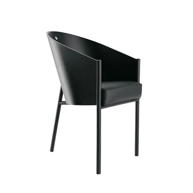 Chaise COSTES Ebène/ cuir noirDRIADE Expédition Rapide