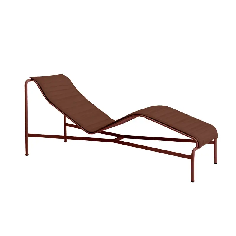 Nouveauté Accessoire extérieur Coussin matelassé pour chaise longue PALISSADE Rouge ferHAY
