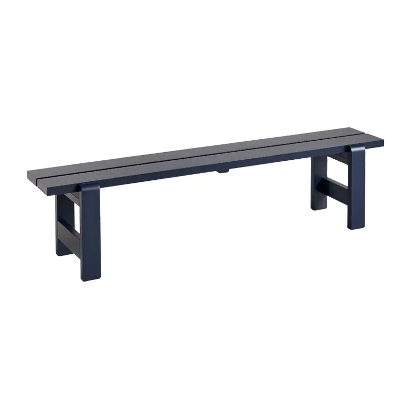 Authentique Banc extérieur Banc WEEKDAY L 190 Bleu acierHAY