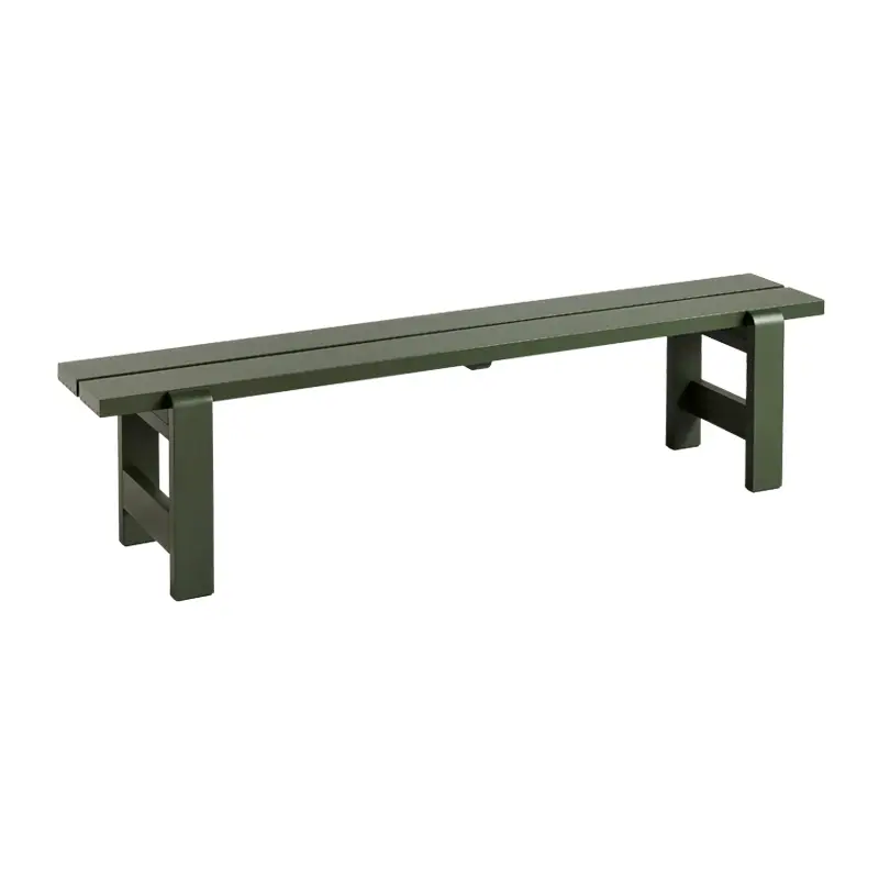 Produit De Marque Outdoor Bench WEEKDAY bench L 190 Olive greenHAY