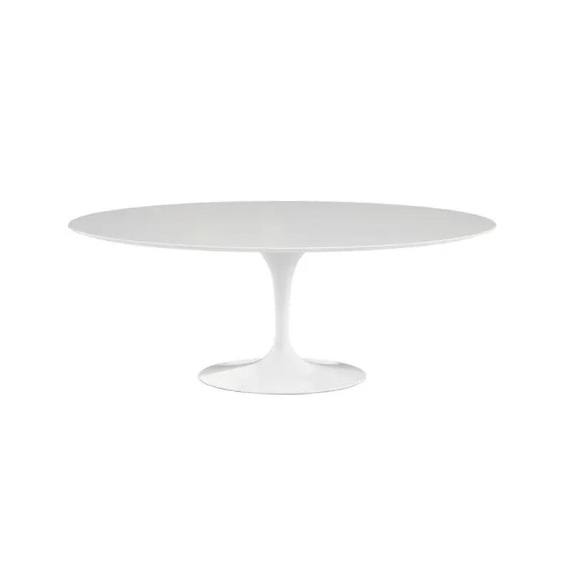 Nouvelle Collection Dining Table SAARINEN Oval white laminate topKNOLL