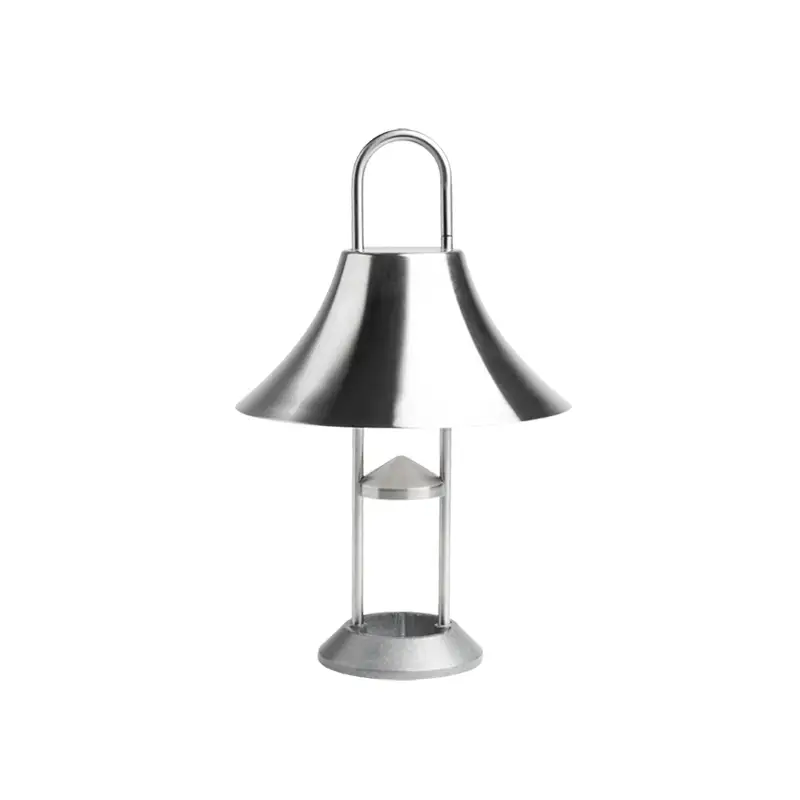 Populaire Table Lamp MOUSQUETON Brushed stainless steelHAY