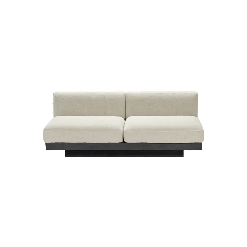 Canapé RUDOLPH 2 places BeigeSERAX Produit De Marque