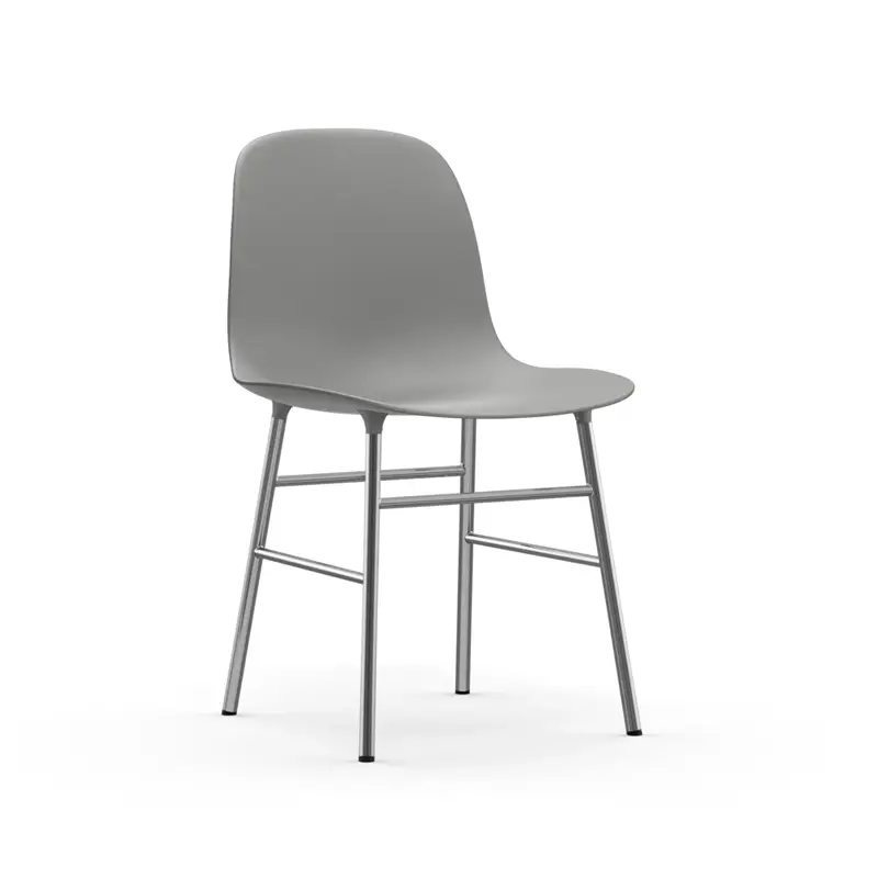 Commander Maintenant Chaise FORM CHAIR piètement chrome GrisNORMANN COPENHAGEN