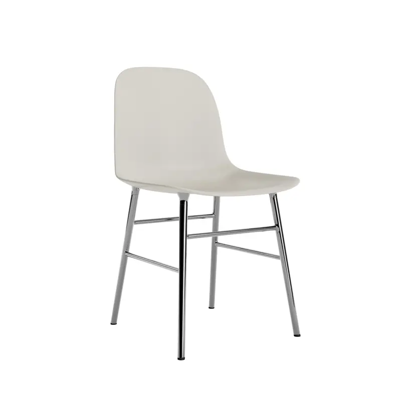 Dining Chair FORM CHAIR chrome base Light greyNORMANN COPENHAGEN Achat Immédiat