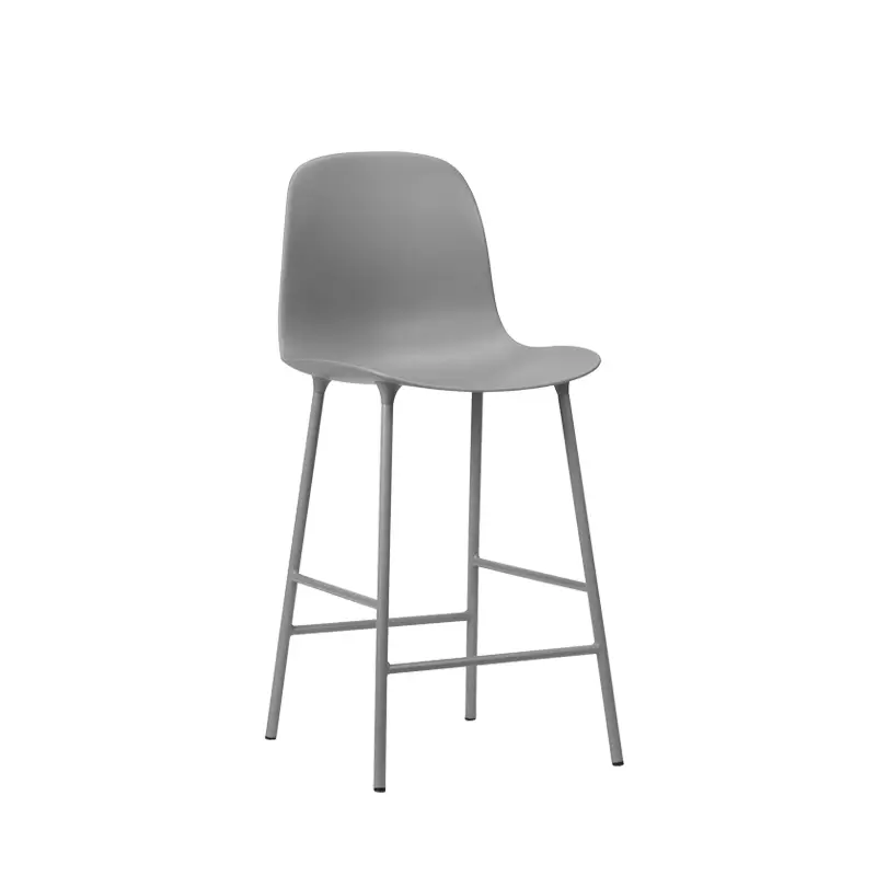 Soldes Tabouret haut FORM BAR CHAIR GrisNORMANN COPENHAGEN