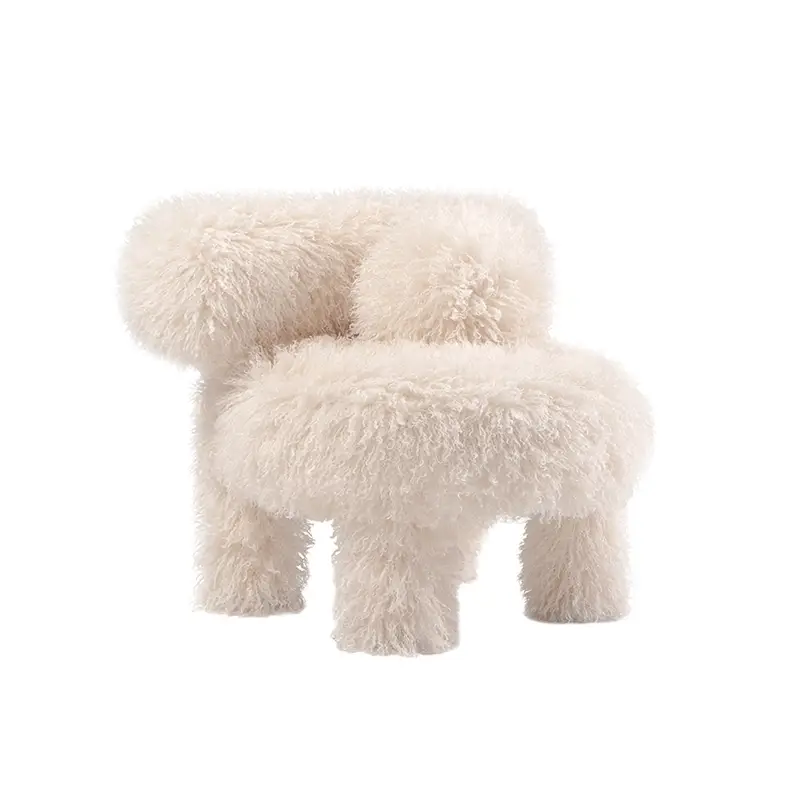 Offre Limitée Seat Children's armchair BABY GROPIUS CS1 FLUFFY Cottony blue IvoryNOOM HOME