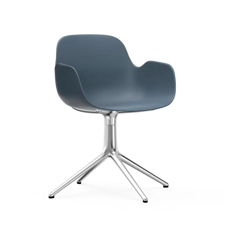Dining Chair FORM ARMCHAIR central leg Dark blueNORMANN COPENHAGEN Livraison Express