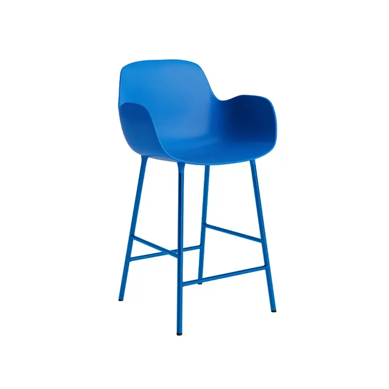Top Vente Tabouret haut FORM BAR ARMCHAIR Bleu vif NORMANN COPENHAGEN