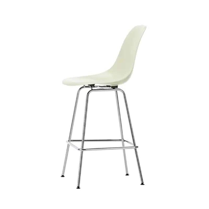 Tabouret haut EAMES FIBERGLASS STOOL Medium Parchemin EamesVITRA Promotion