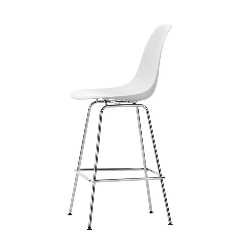 Affaire À Saisir Bar Stool EAMES PLASTIC STOOL Medium White cotton REVITRA