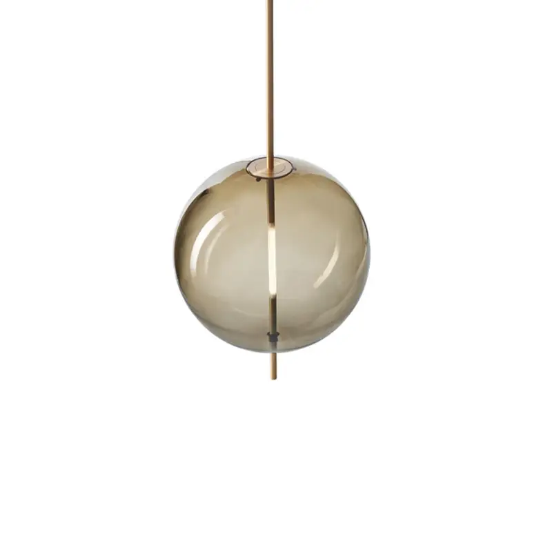 Produit De Marque Pendant Light KANDINSKY 45 Brown/ brass PHOLC
