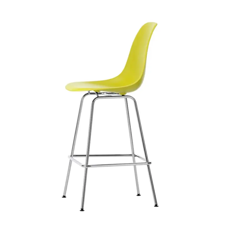 Petit Prix Tabouret haut EAMES PLASTIC STOOL Medium Moutarde REVITRA