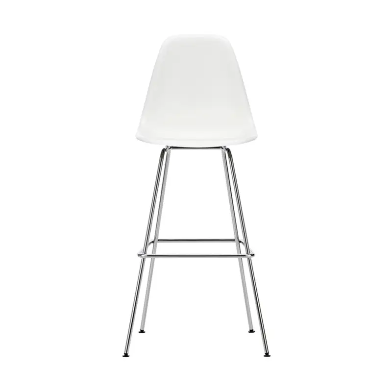 Tabouret haut EAMES PLASTIC STOOL High Blanc REVITRA Offre Du Jour