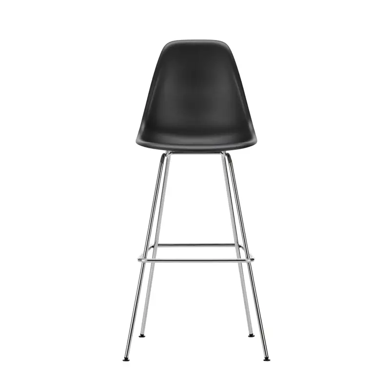 Bar Stool EAMES PLASTIC STOOL High Black REVITRA Quantité Limitée