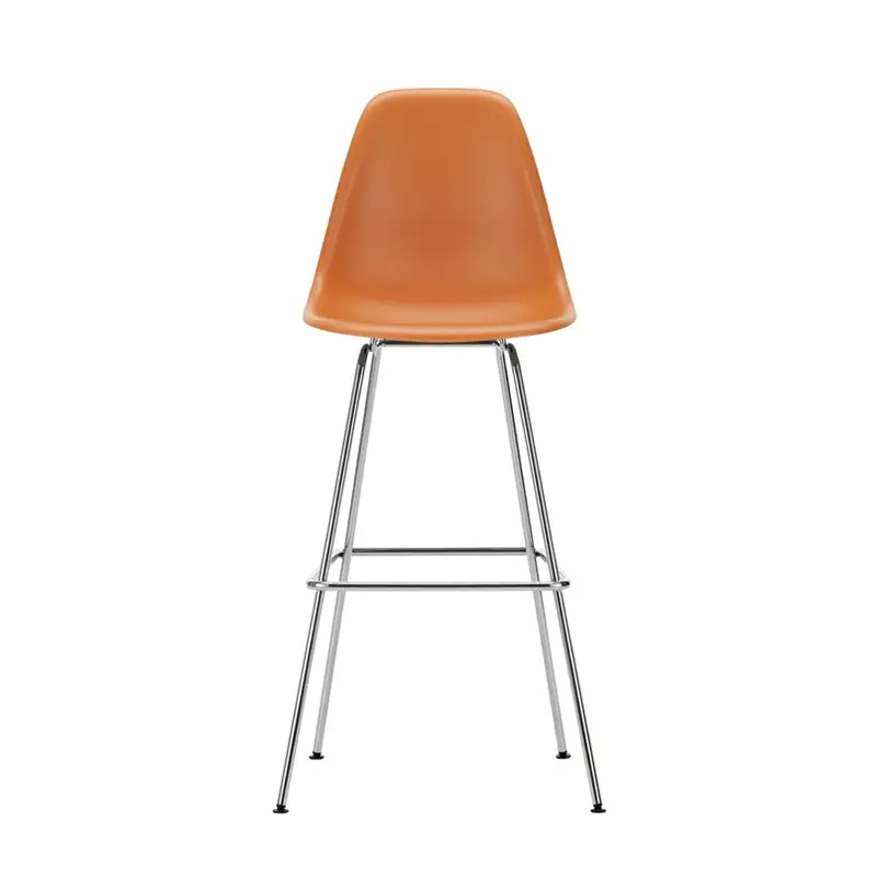 Affaire À Saisir Tabouret haut EAMES PLASTIC STOOL High Orange rouille REVITRA