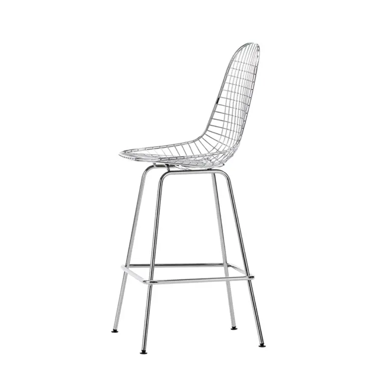 Usine Directe Bar Stool WIRE STOOL Medium High-sheen chromeVITRA