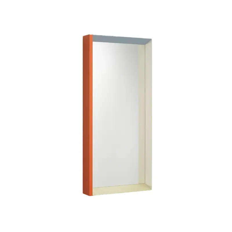 Quantité Limitée Miroir Miroir COLOUR FRAME medium Bleu/orangeVITRA