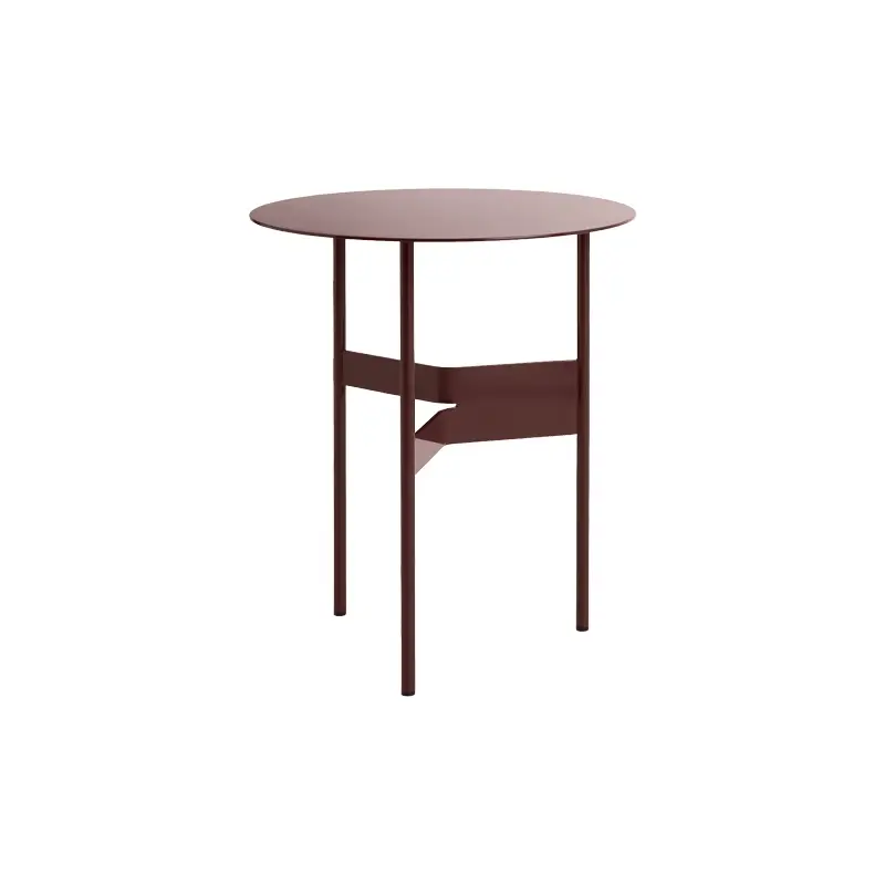 Offre Exclusive Table d'appoint guéridon SHIM Ø 45 BordeauxHAY