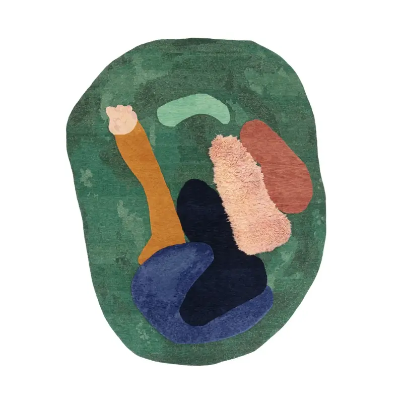 Tapis Tapis RUDE TONGUE AND CHEEK Vert foncéCC-TAPIS Achetez Aujourd'hui