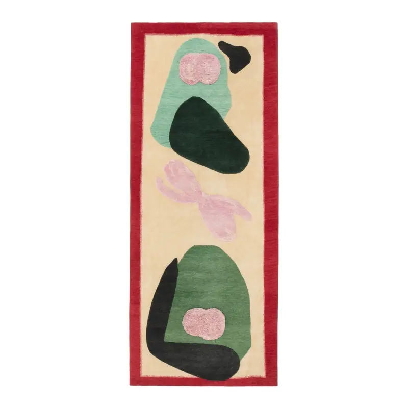 Nouveauté Rug Rug RUDE BITS AND BOBS RedCC-TAPIS