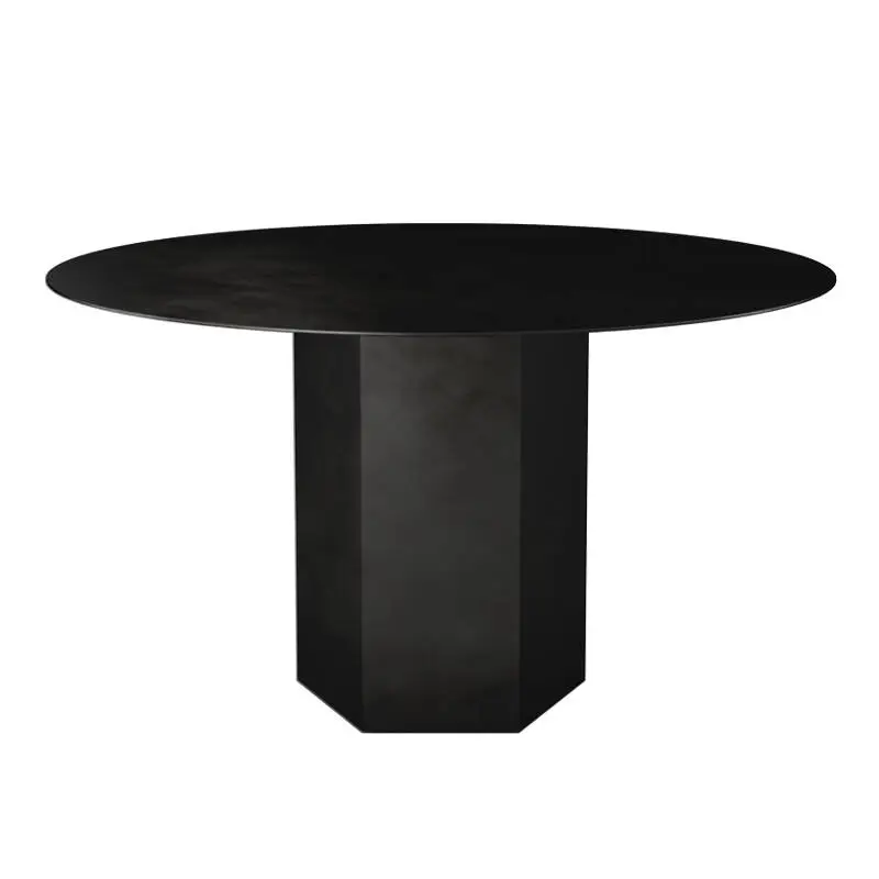 Soldes Table EPIC STEEL Ø 130 Noir MinuitGUBI