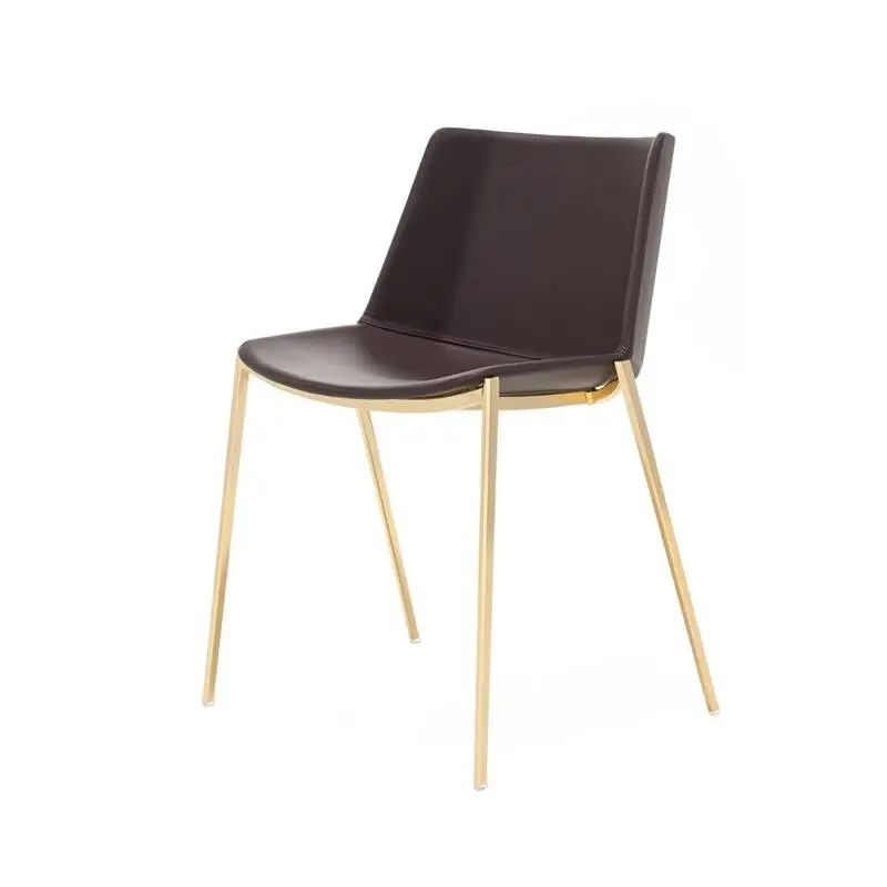 Chaise AÏKU SOFT pieds coniques Marron foncéMDF Offre Limitée