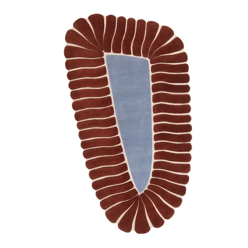 Dernier Modèle Tapis Tapis M&rsquo;AMA NON M&rsquo;AMA SMALL Moka/LilaCC-TAPIS