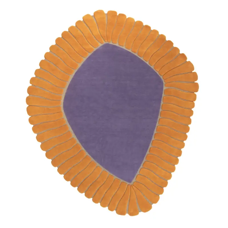 Tapis Tapis M'AMA NON M'AMA LARGE Orange/VioletCC-TAPIS Produit De Marque